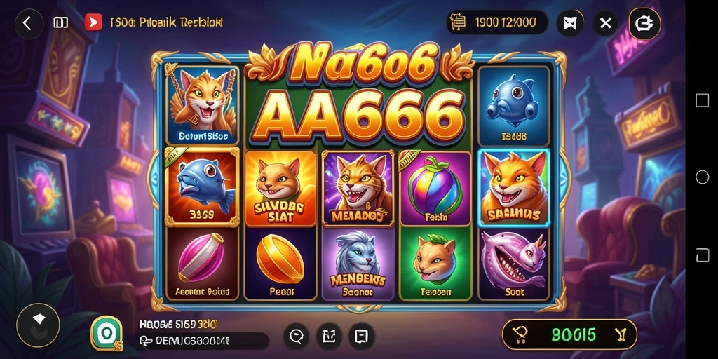 Tampilan gameplay AA666 yang menarik dan interaktif.
