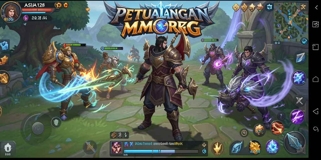 Tampilan mengesankan gameplay di ASIA128 dengan aksi seru dan karakter unik.