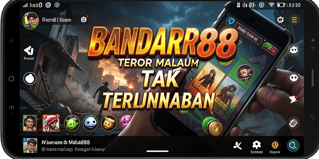 Screenshot gameplay BANDAR88 menampilkan suasana horor yang mencekam.