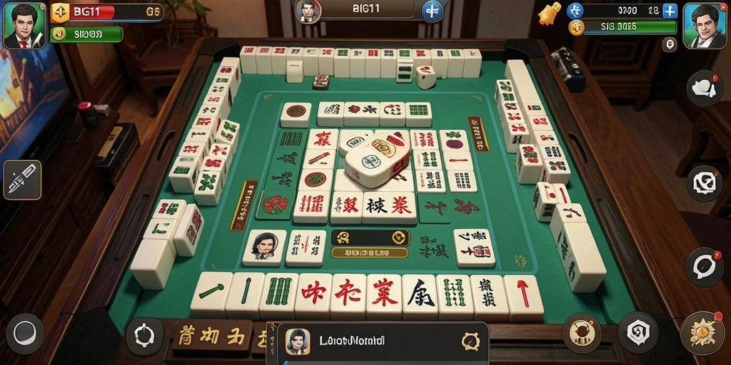 Screenshot utama BIG11 menampilkan gameplay Mahjong yang seru dan menarik.