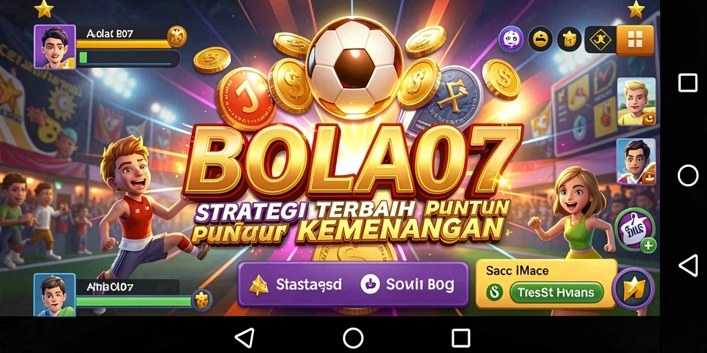 Tampilan gameplay strategi yang mendebarkan di BOLA07.