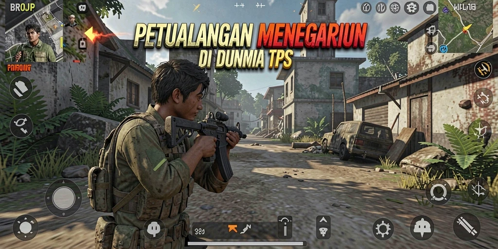 Screenshot gameplay BROJP menampilkan aksi menegangkan dan grafis yang memukau.