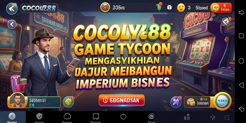 Screenshot utama COCOL88 menampilkan pengalaman gameplay Tycoon yang mendebarkan.