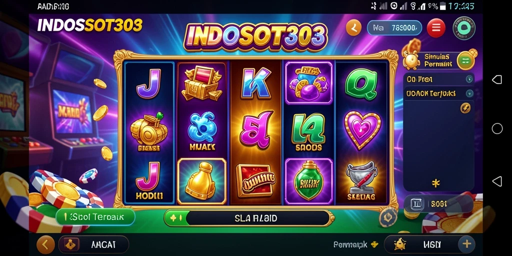 Screenshot gameplay INDOSLOT303 yang menampilkan keseruan bermain slot.