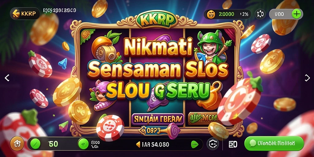 Tampilan menarik dari permainan slot di KKRP.