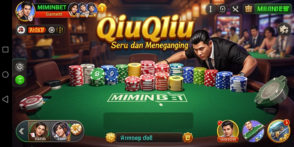 Tampilan gameplay QiuQiu yang seru dan menegangkan di MIMINBET.