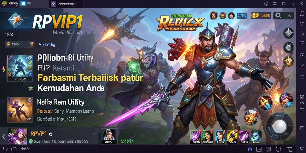 Tampilan antarmuka intuitif dari RPVIP1 yang memudahkan pengguna.