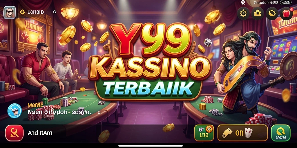 Screenshot gameplay Y89 menampilkan aksi Kasino yang menegangkan.