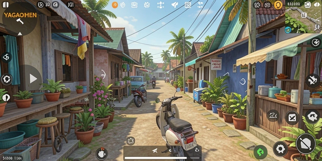 Screenshot gameplay YAGAOHEN menunjukkan interaksi serta kegiatan yang menarik.